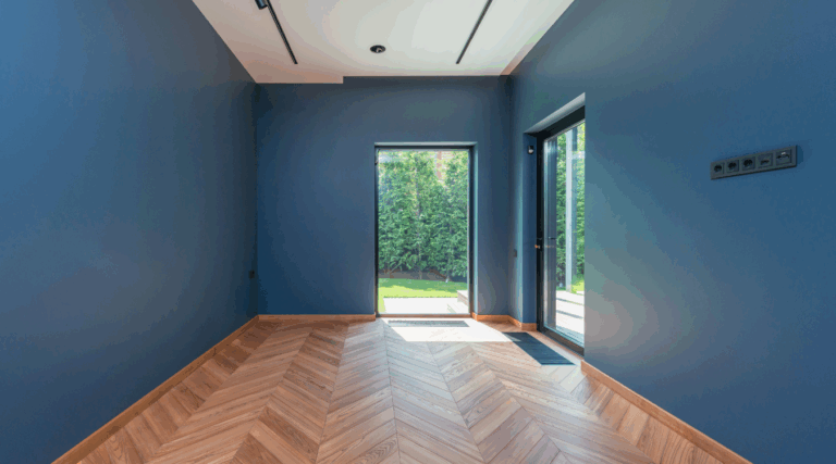 Painted home